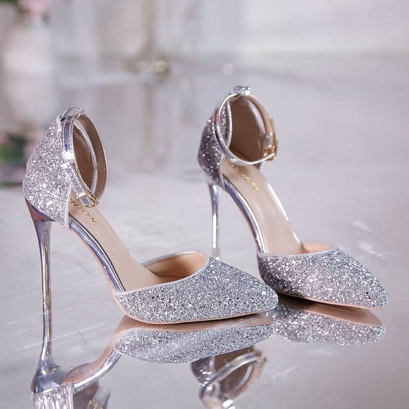 Luxe Crystal Stiletto Pumps