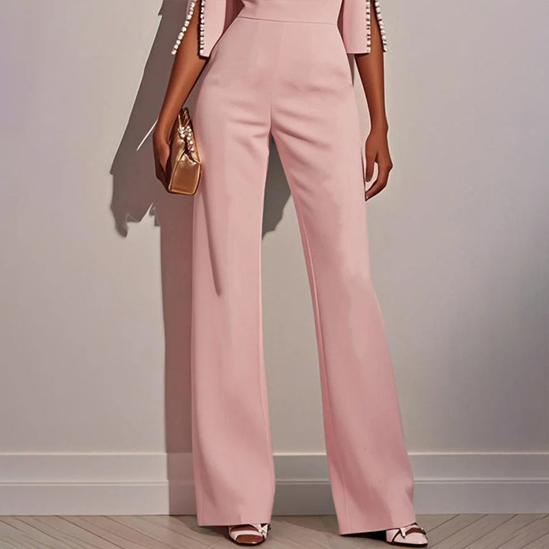 Women’s Elegant Round Neck Jumpsuit
