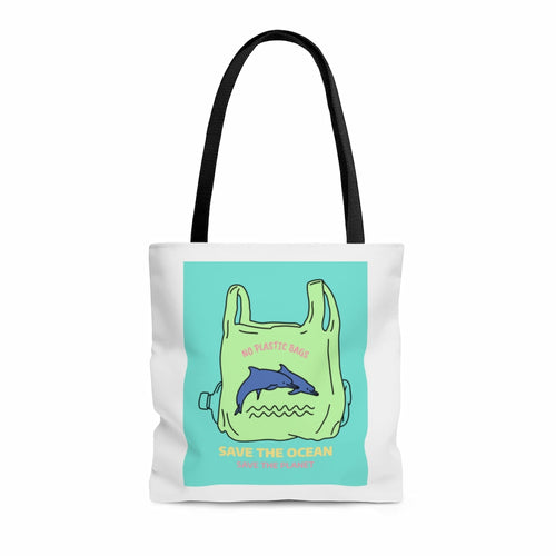 Save the Dolphins Tote Bag