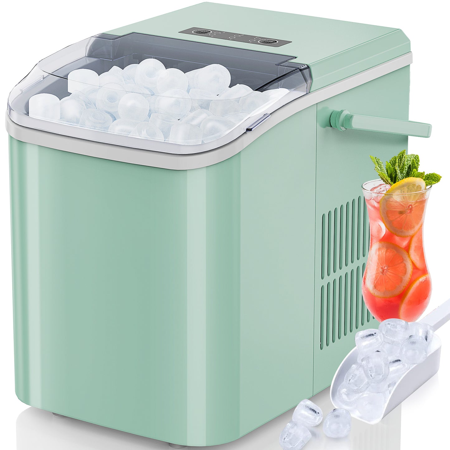 Portable Countertop Ice Maker – Fast, Quiet & Self-Cleaning