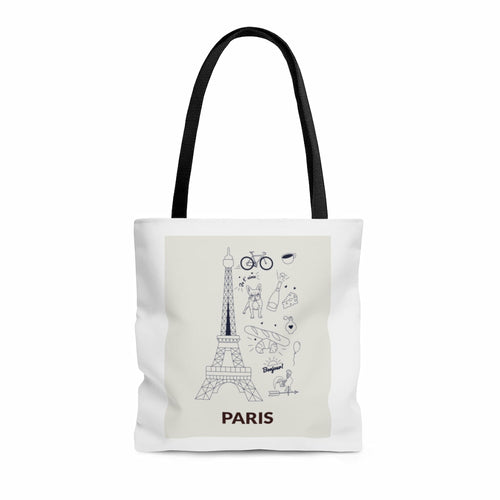 Symbols of PARIS Tote Bag