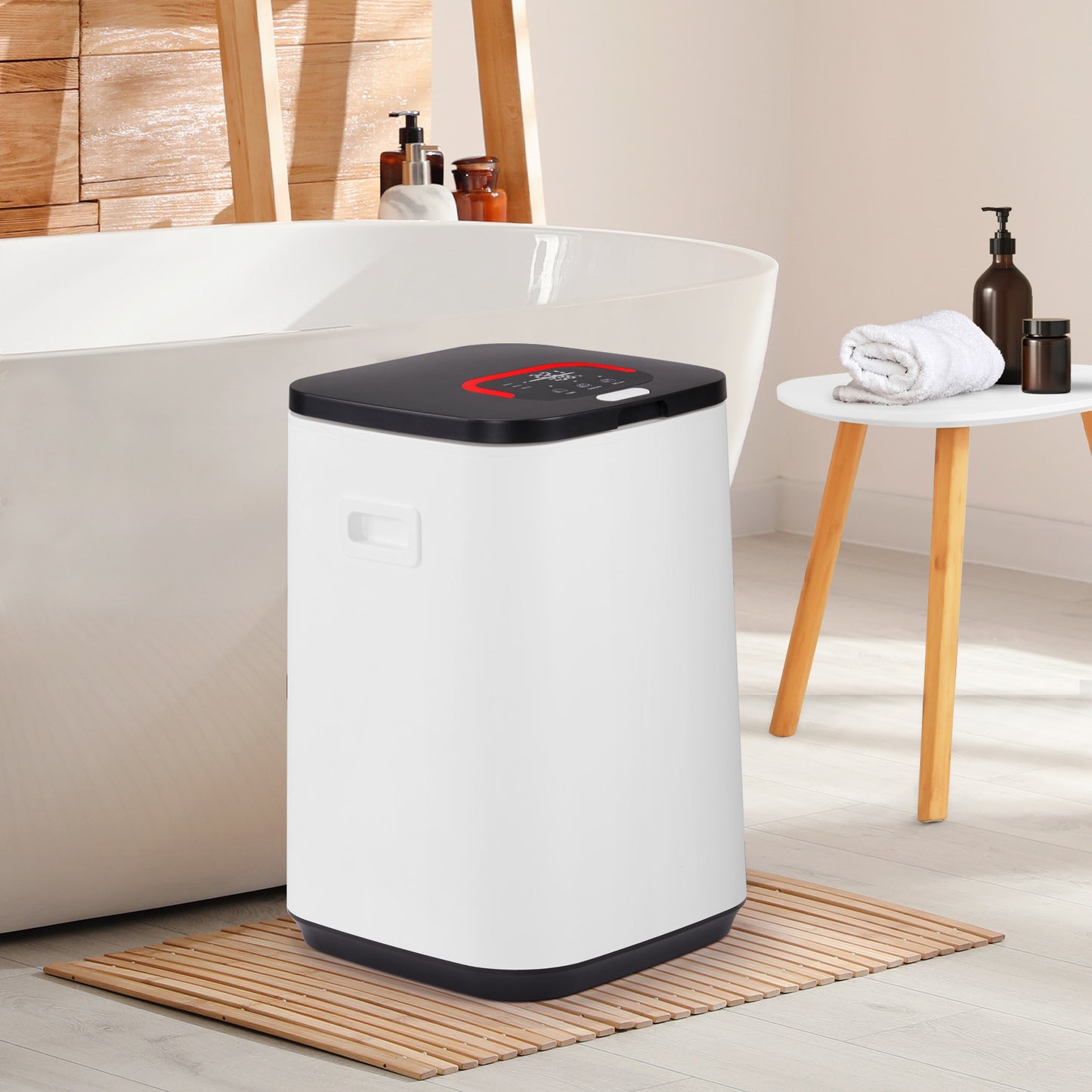 Extra-Large Towel Warmer Bucket – With Timer, LED Display & Even Heating