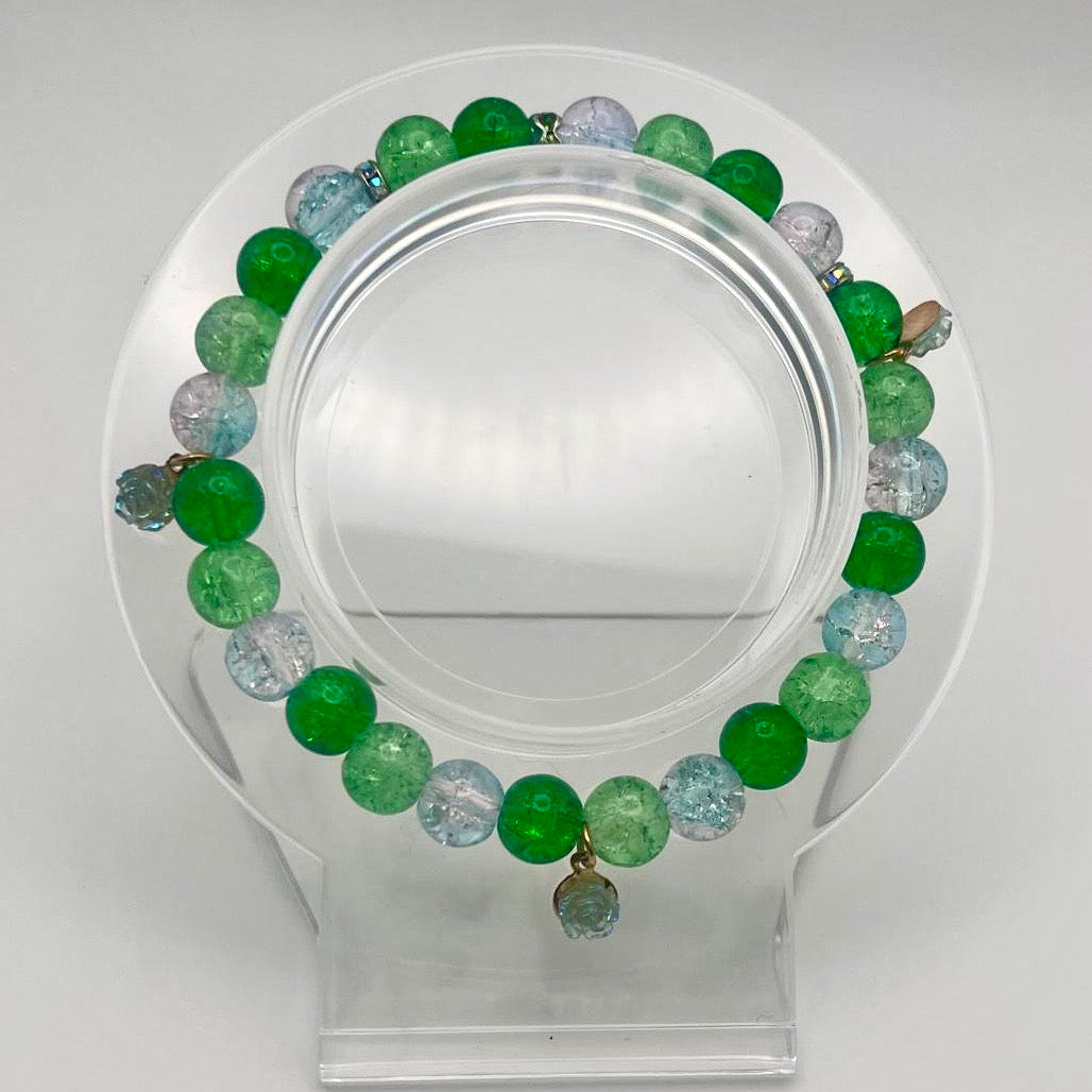 Emerald Bloom Bracelet