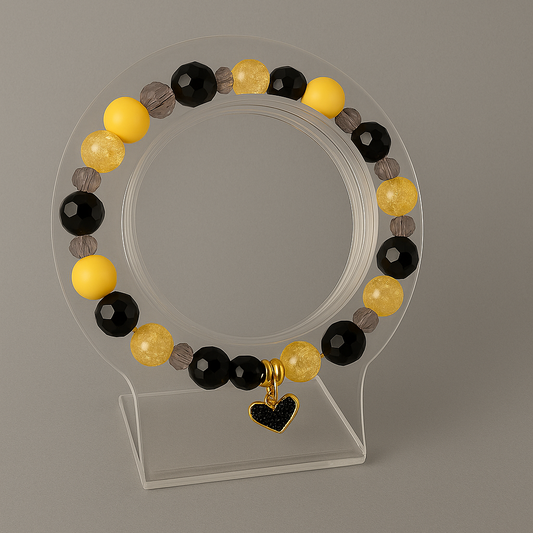 Golden Heart Charm Bracelet