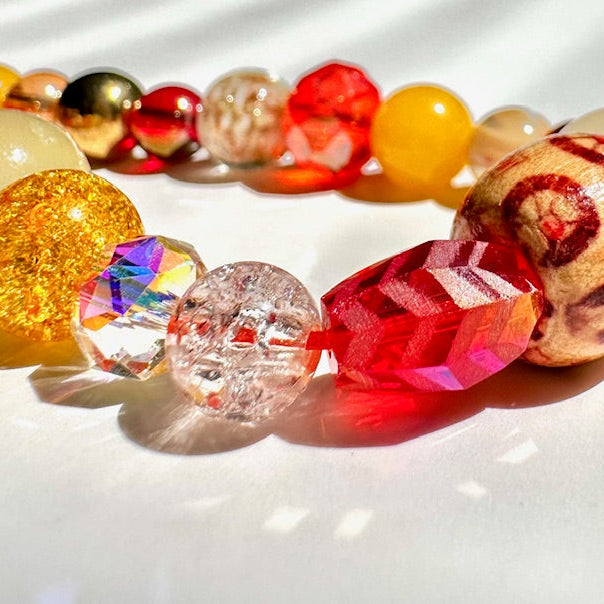 Teddy Bear Beaded Phone Charm