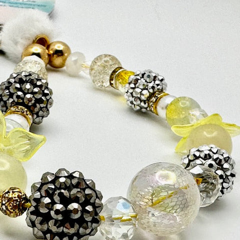 Paw Print Beaded Phone Charm