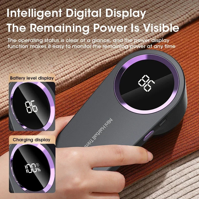 Portable Electric Lint & Fuzz Remover with LED Light