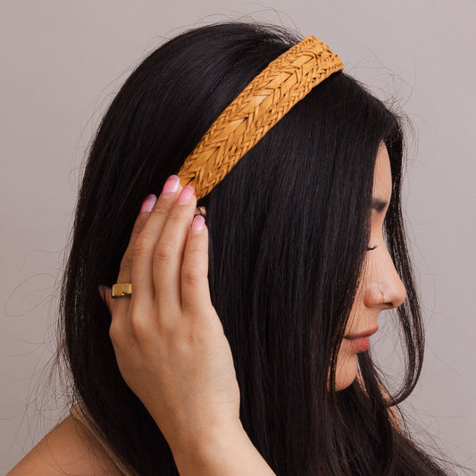 Stylish Vegan Leather Hair Accessory