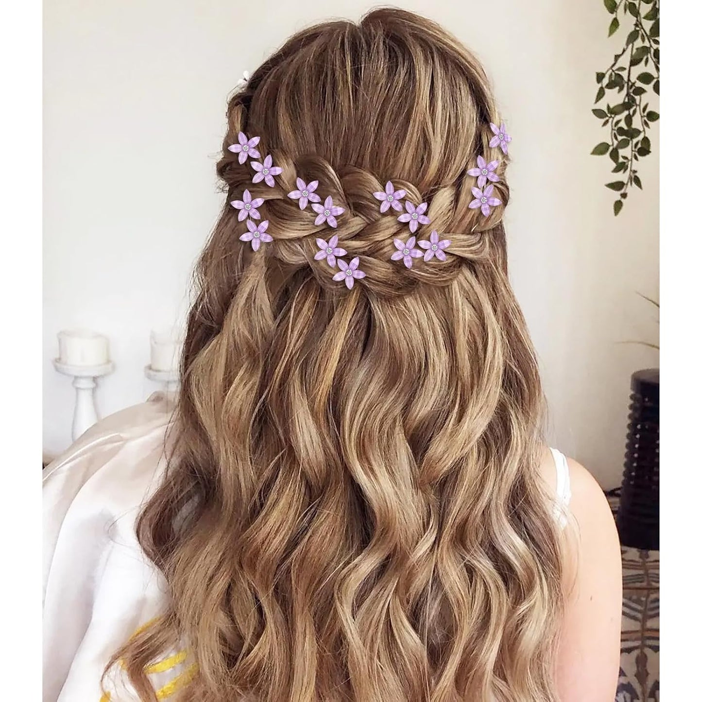 20Pcs Rhinestone Hair Clips