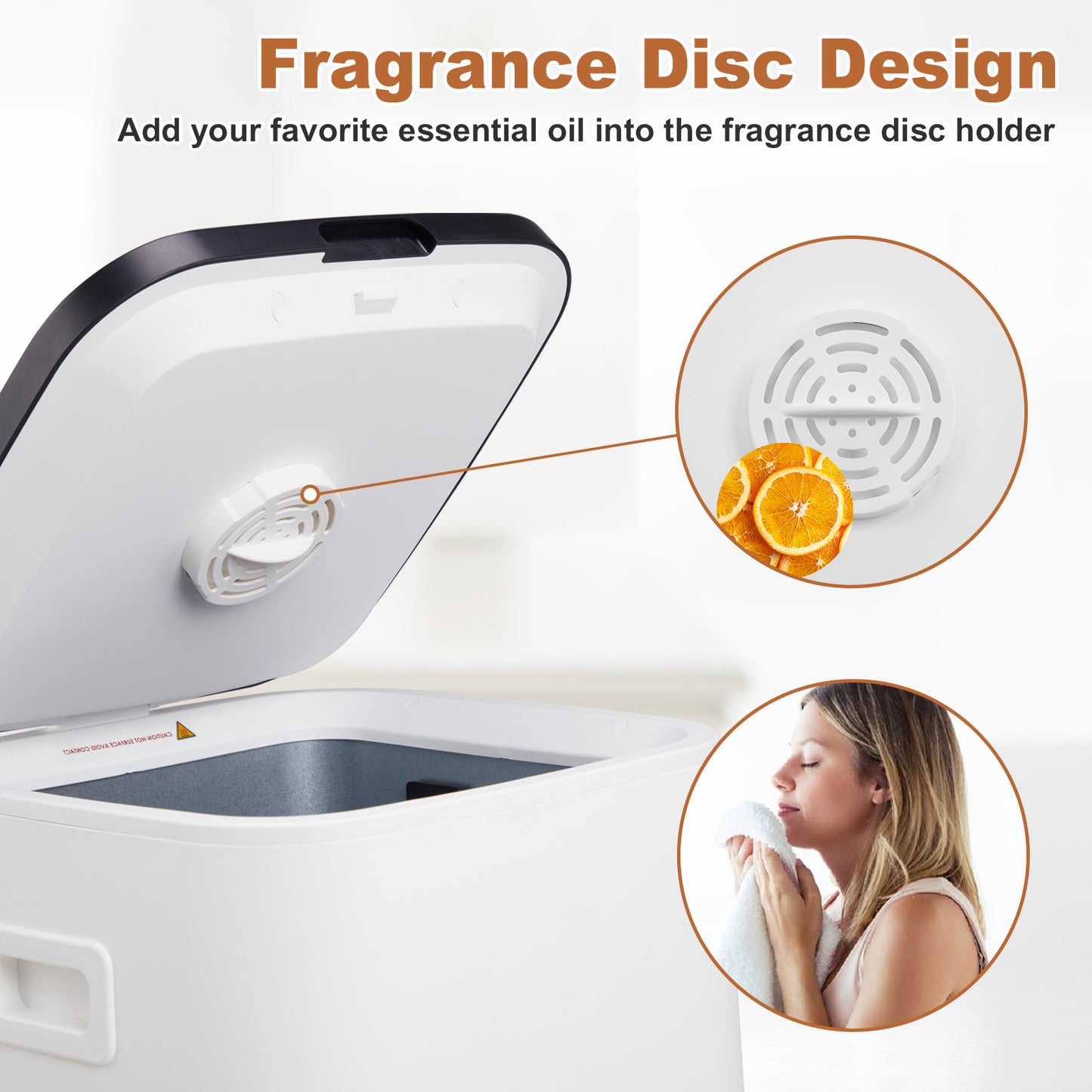 Extra-Large Towel Warmer Bucket – With Timer, LED Display & Even Heating