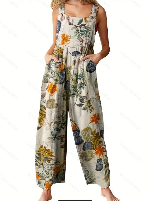 Boho Wide-Leg Jumpsuit