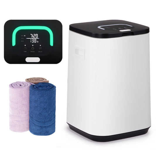 Extra-Large Towel Warmer Bucket – With Timer, LED Display & Even Heating