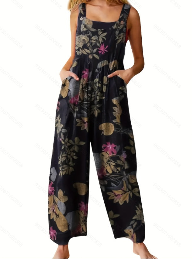 Boho Wide-Leg Jumpsuit