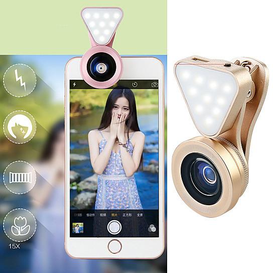 GlowPro Selfie Lens & LED Light