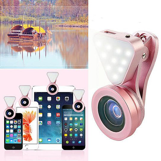 GlowPro Selfie Lens & LED Light