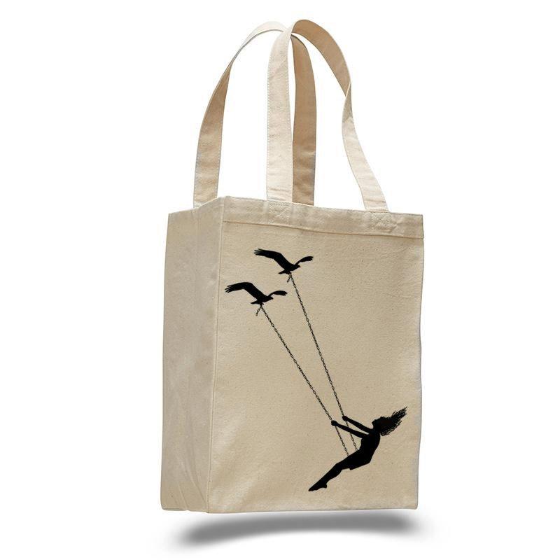 Flying Bird Swing Tote Bag