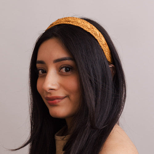 Stylish Vegan Leather Hair Accessory