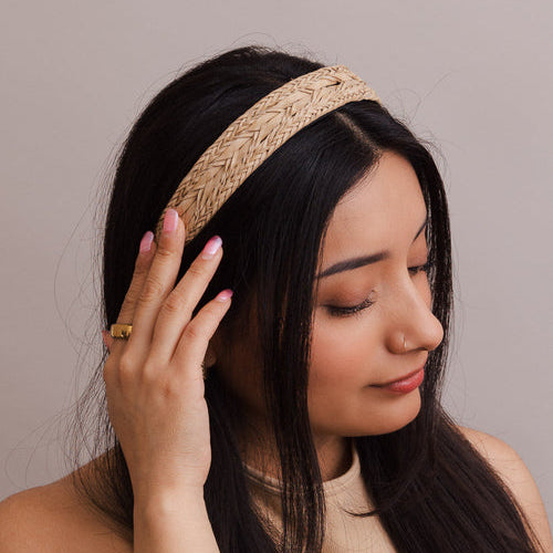 Stylish Vegan Leather Hair Accessory