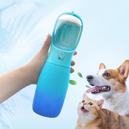 Avelora 2-in-1 Pet Water Bottle with Food Storage
