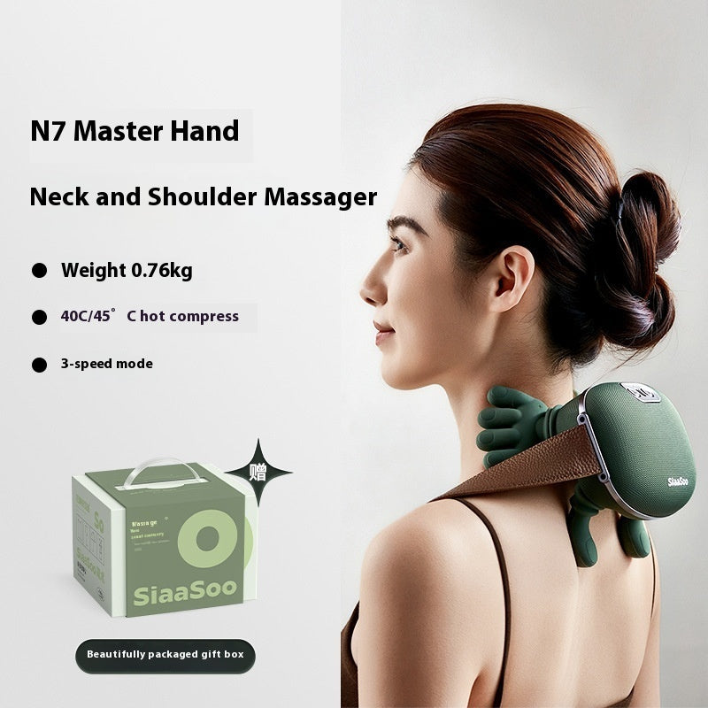 Wireless Neck & Shoulder Kneading Massager – Pain Relief & Relaxation