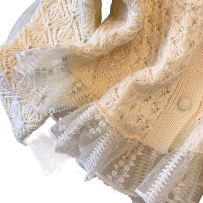 Aurora Lace Knit Cardigan
