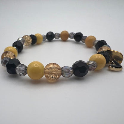 Golden Heart Charm Bracelet