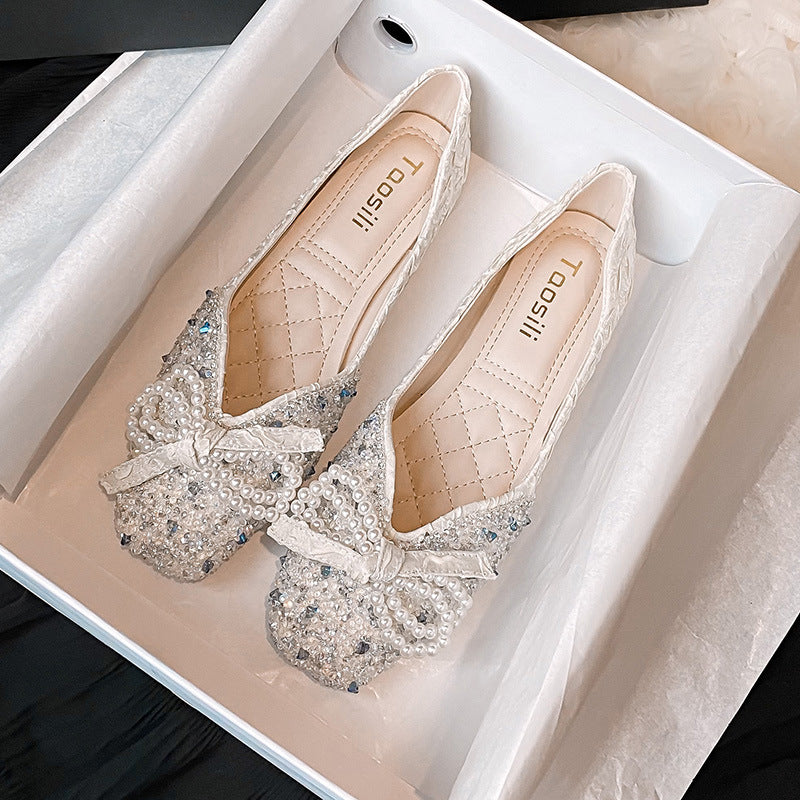 Glamour Pearl Bow Ballets