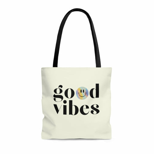 Good Vibes Beach Tote Bag Medium