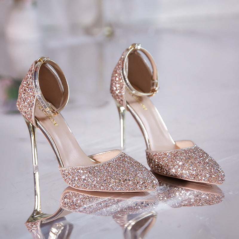 Luxe Crystal Stiletto Pumps