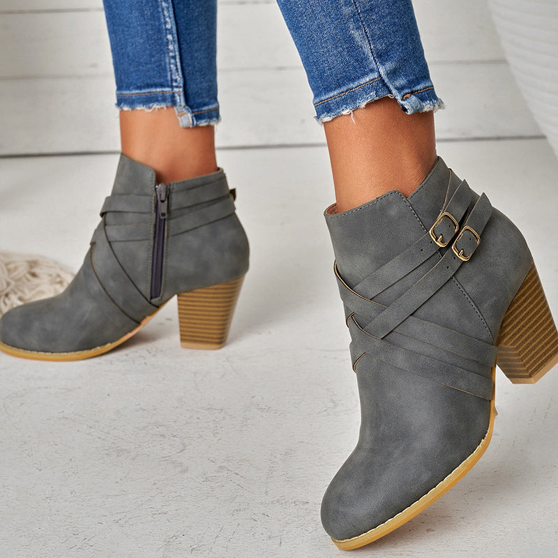 Cozy Criss Booties
