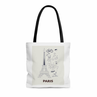 Symbols of PARIS Tote Bag