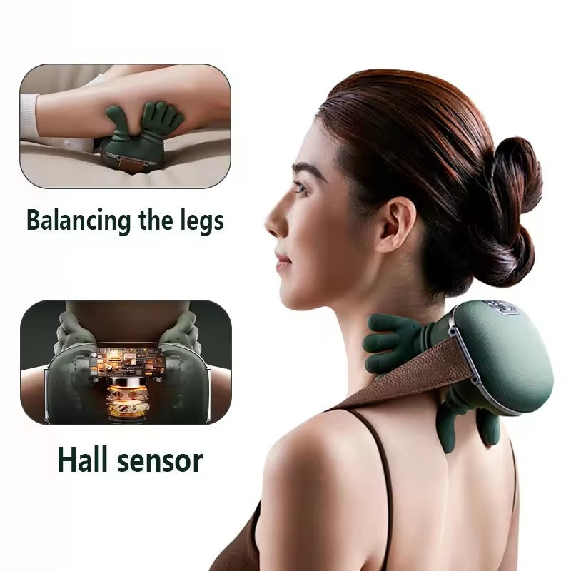 Wireless Neck & Shoulder Kneading Massager – Pain Relief & Relaxation