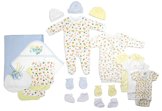 Newborn Baby Boys 21 Pc