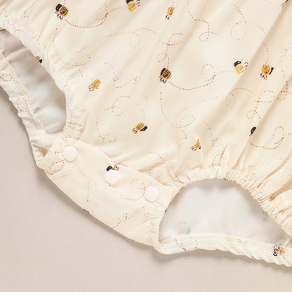 Baby Girl Honeybee Romper