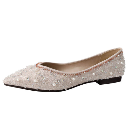 Shimmer Blossom Flats