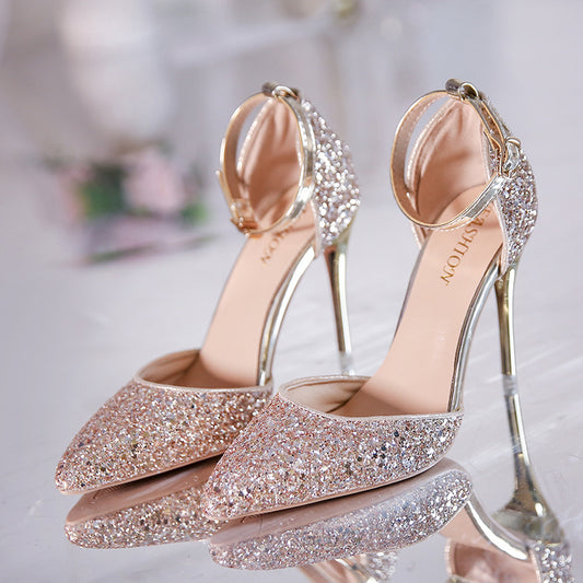 Luxe Crystal Stiletto Pumps