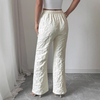 Cloud Soft Jacquard Flare Pants