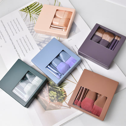 Portable 5-Piece Makeup Brush Set