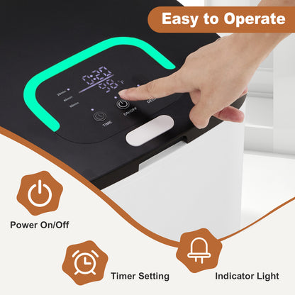Extra-Large Towel Warmer Bucket – With Timer, LED Display & Even Heating
