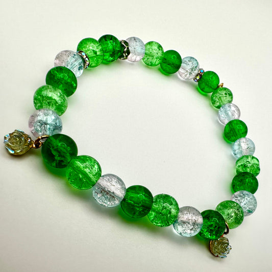 Emerald Bloom Bracelet