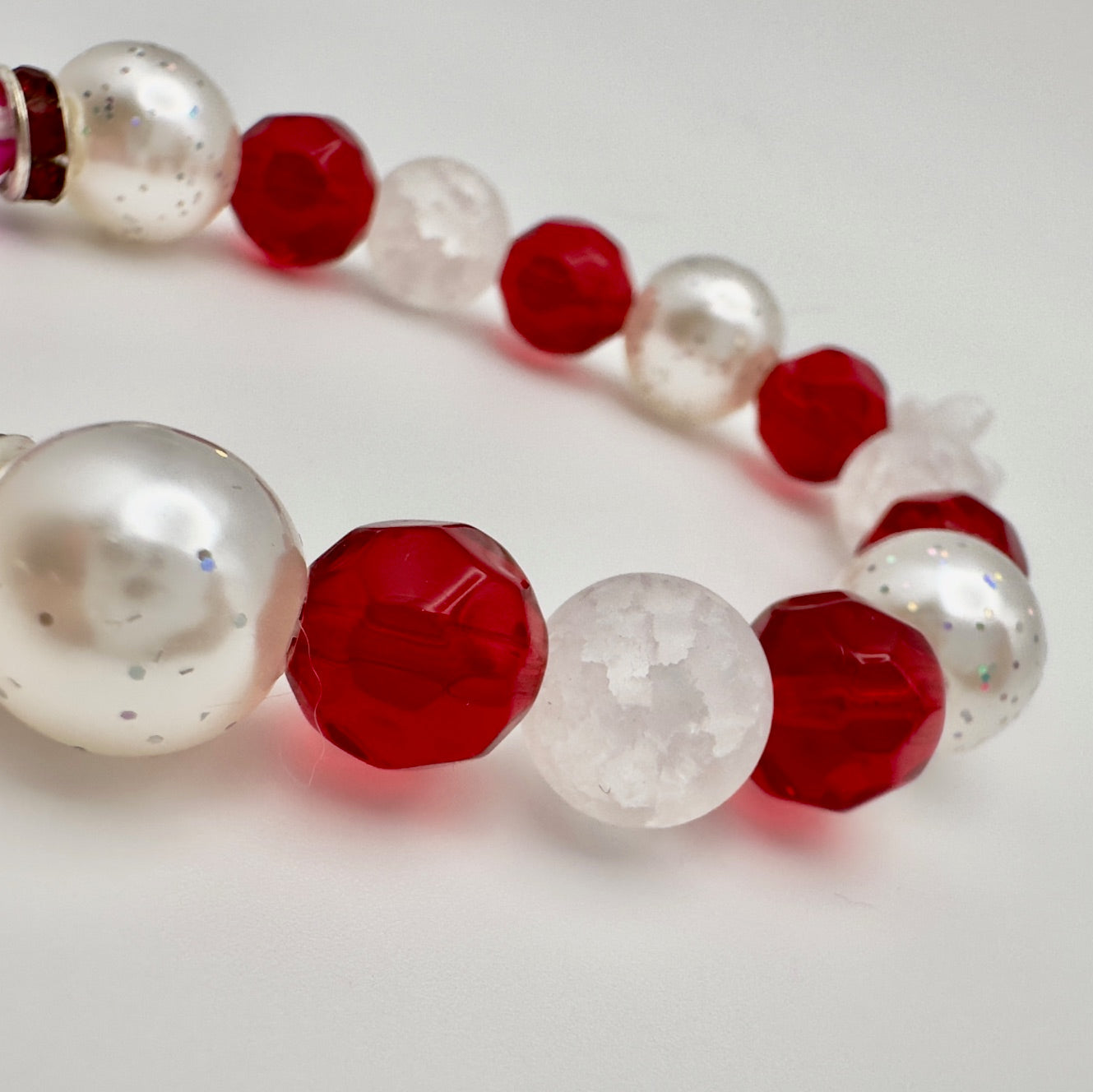 Red Radiance Flower Bracelet