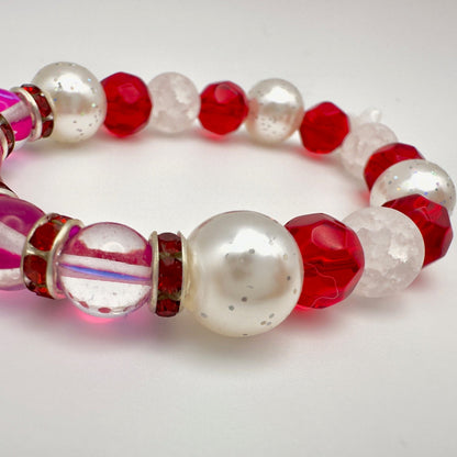 Red Radiance Flower Bracelet