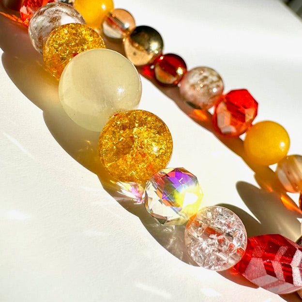 Teddy Bear Beaded Phone Charm