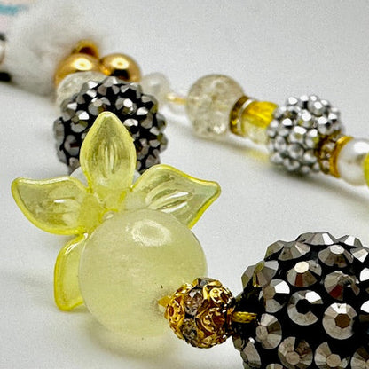 Paw Print Beaded Phone Charm