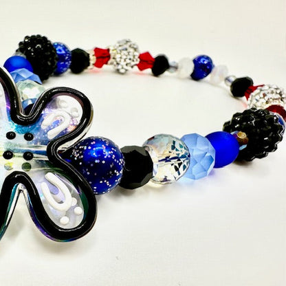 Butterfly Beaded Phone Charm