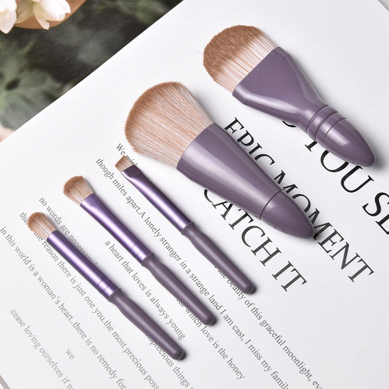 Portable 5-Piece Makeup Brush Set