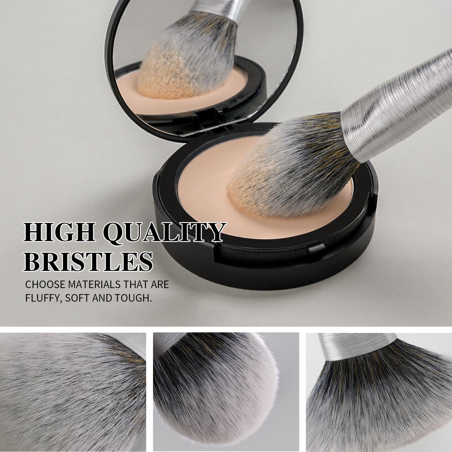 10-Piece Professional Makeup Brush Set