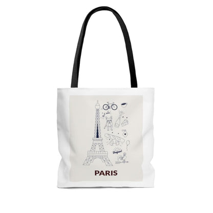 Symbols of PARIS Tote Bag