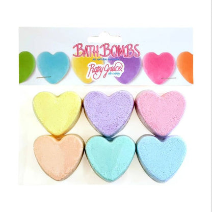 Bath bomb hearts gift set