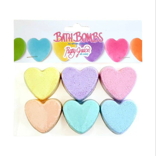 Bath bomb hearts gift set